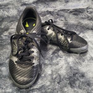 Adidas Youth Black Out Neon Soccer Cleats